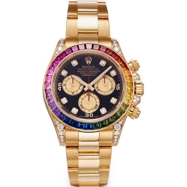 Montre Rolex - Cosmograph Daytona Rainbow Jaune - 40mm