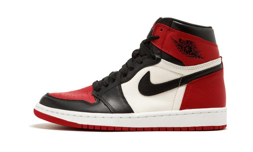 JORDAN 1 RETRO HIGH "Bred Toe" - Elegentina