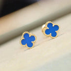 CLOVER MINI 9.5MM TURQUOISE EARRINGS