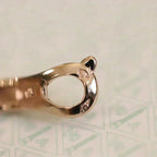 CLOVER MEDIUM 1 MOTIFS FUll DIAMOND EARRINGS