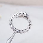 SERPENTI RING SILVER DIAMOND PAVED 4MM