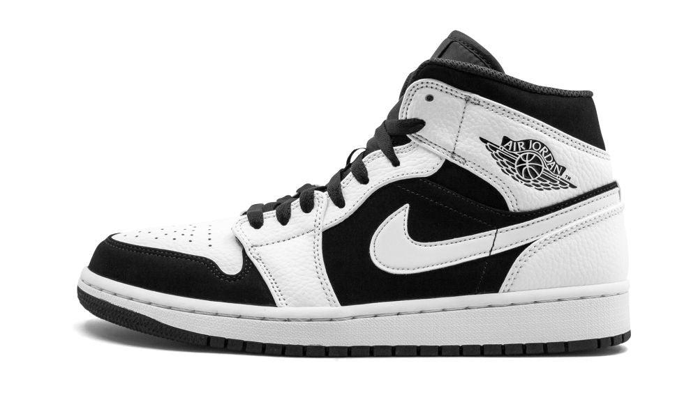 AIR JORDAN 1 MID "Tuxedo" - Elegentina