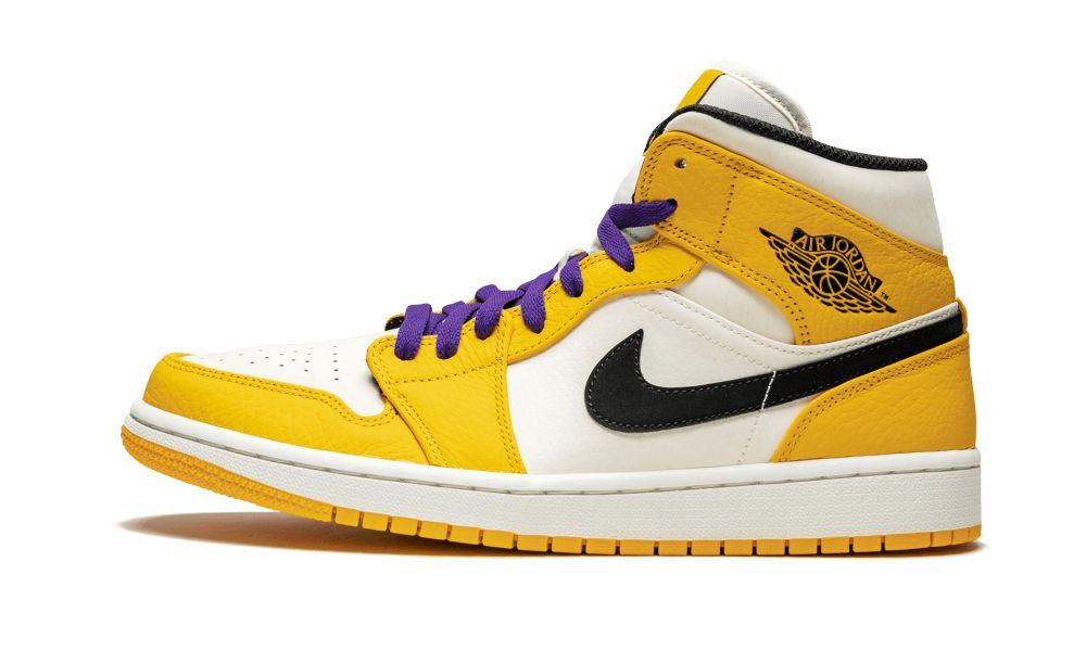 AIR JORDAN 1 MID SE "Lakers" - Elegentina