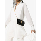 Sac Saint Laurent - Bandoulière à plaque logo