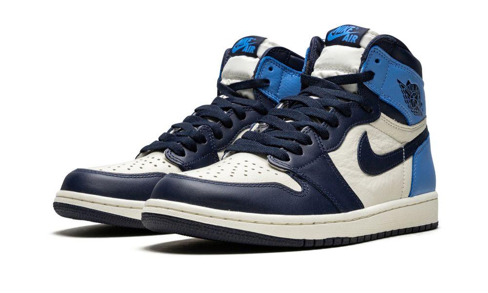 AIR JORDAN 1 RETRO HIGH OG "Obsidian/University Blue" - Elegentina