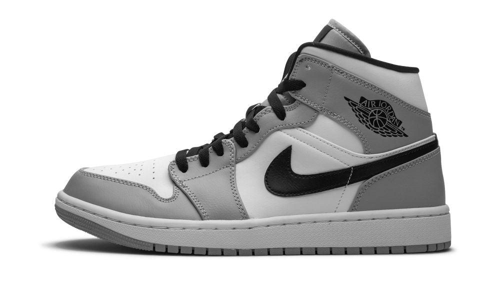 AIR JORDAN 1 MID "Light Smoke Grey" - Elegentina
