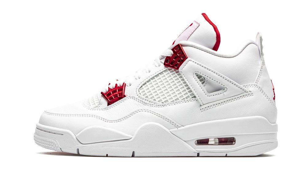 AIR JORDAN 4 RETRO "Metallic Pack - University Red" - Elegentina