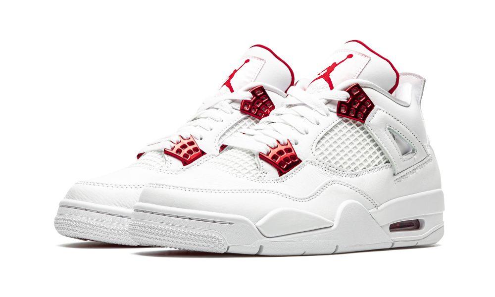 AIR JORDAN 4 RETRO "Metallic Pack - University Red" - Elegentina