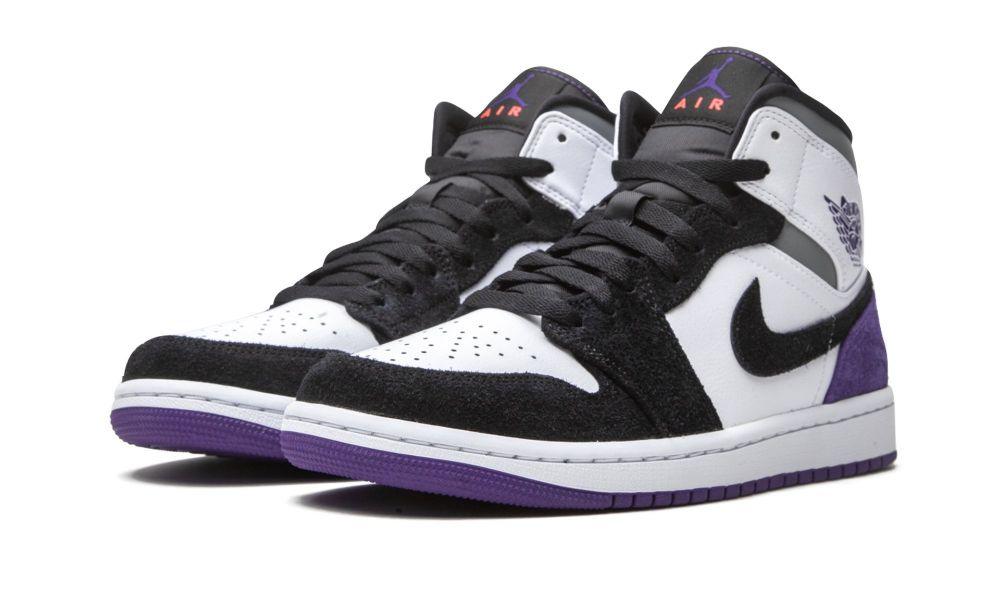 AIR JORDAN 1 MID SE "Court Purple Suede" - Elegentina