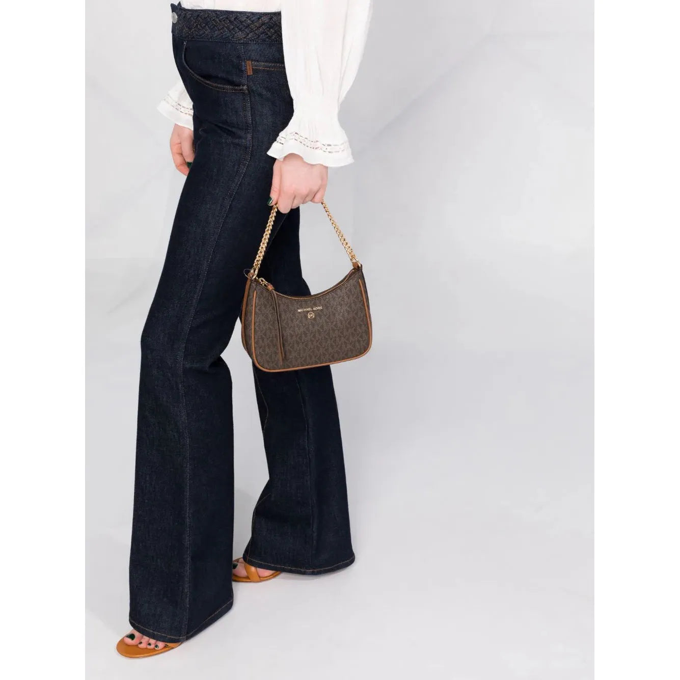 Sac Michael Kors - Jet Set Charm Small Chain Brown Acorn