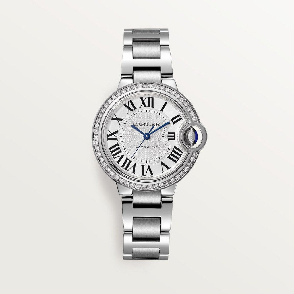 Montre Cartier - Ballon Bleu "Sertie Argenté"