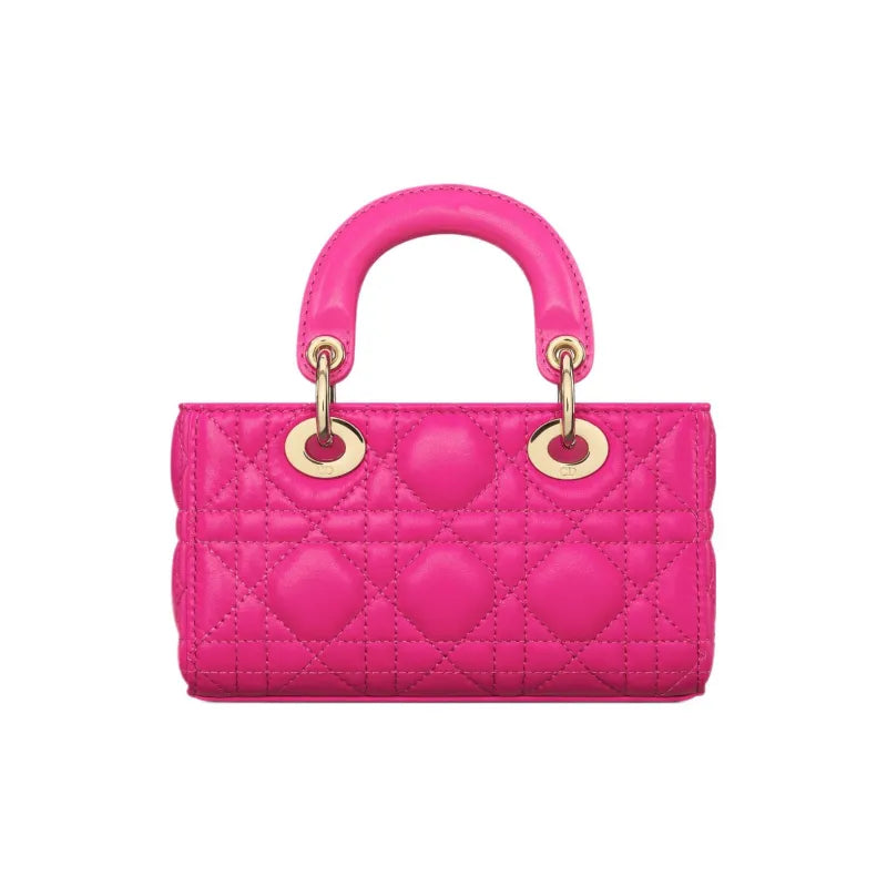 Sac Christian Dior Lady D Joy - Rose