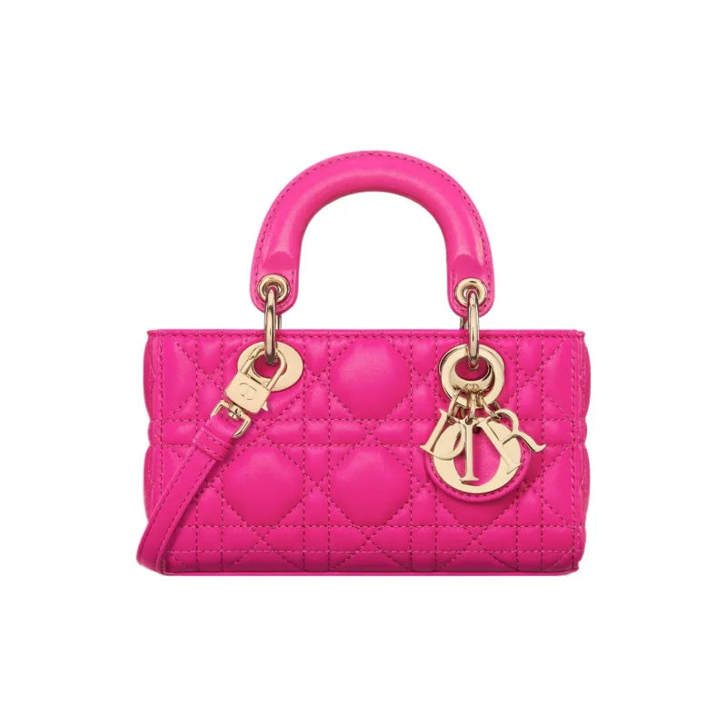 Sac Christian Dior Lady D Joy - Rose