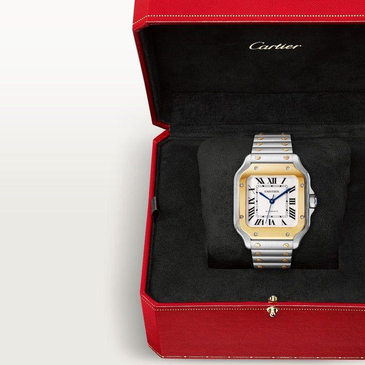 Montre Cartier - Santos Silver/Gold