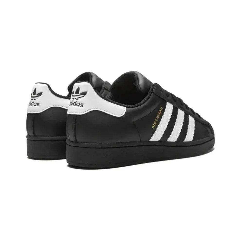 Adidas Superstar Core Black White Gold Metallic