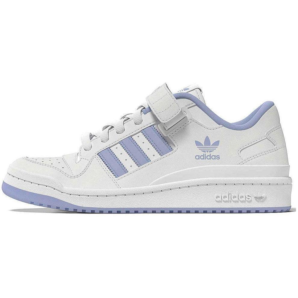Adidas Forum Low blanc bleu dawn