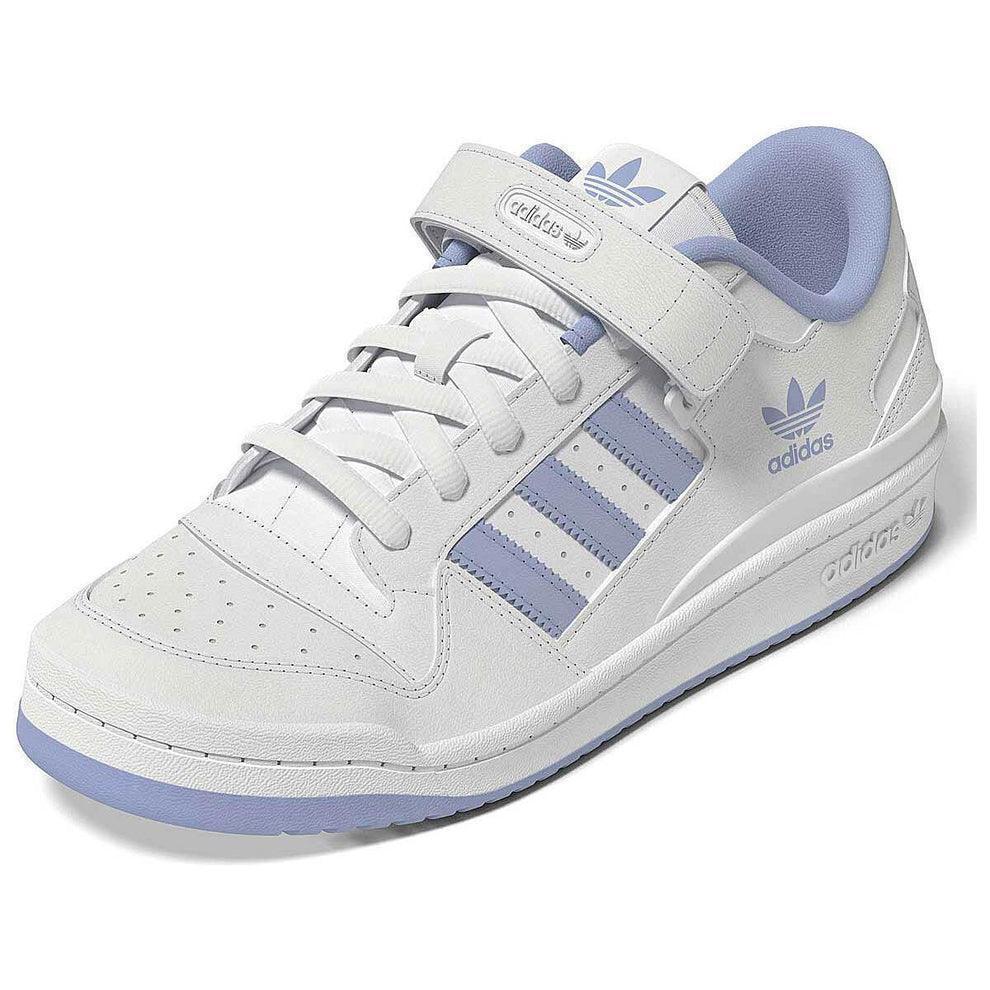 Adidas Forum Low blanc bleu dawn