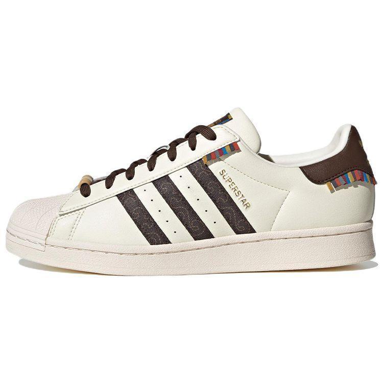 Adidas superstar Chalk White Brown