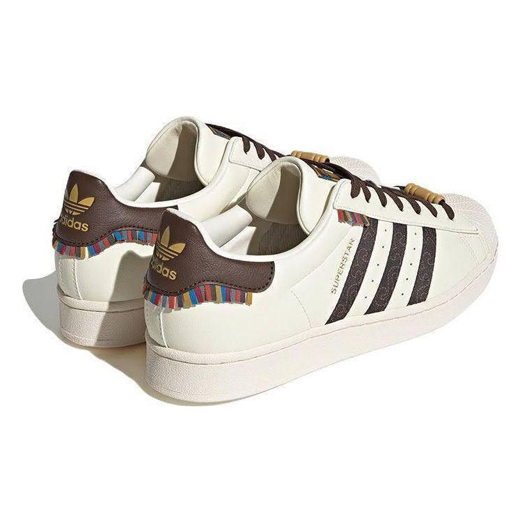 Adidas superstar Chalk White Brown