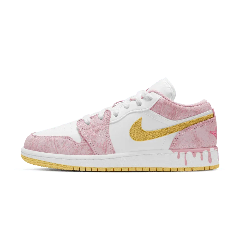 Air Jordan 1 Low SE GS "Paint Drip" - Elegentina