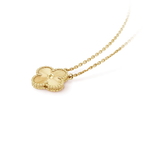 CLOVER 15MM LASER NECKLACE