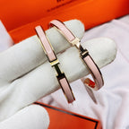 CLASSIC HM CLIC PINK 8MM ENAMEL BRACELET
