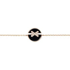 JEUX DE BRACELET ONYX PINK GOLD DIAMOND