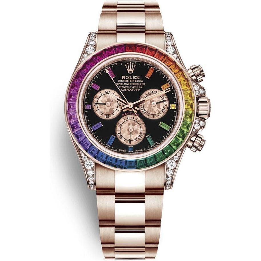 Montre Rolex - Cosmograph Daytona Rainbow Rose - 40mm
