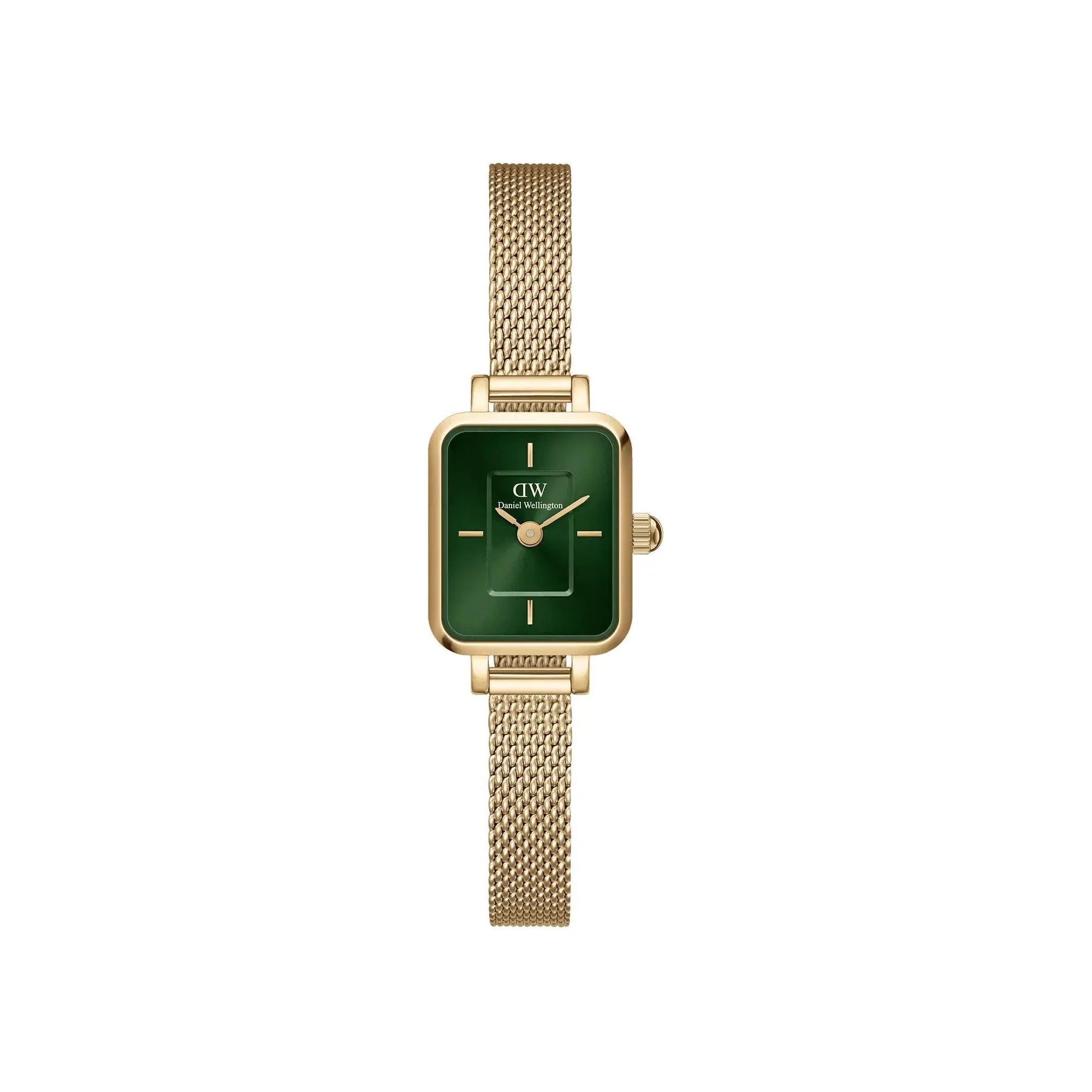 Montre Daniel Wellington - Quadro Mini Evergold Emerald - Gold