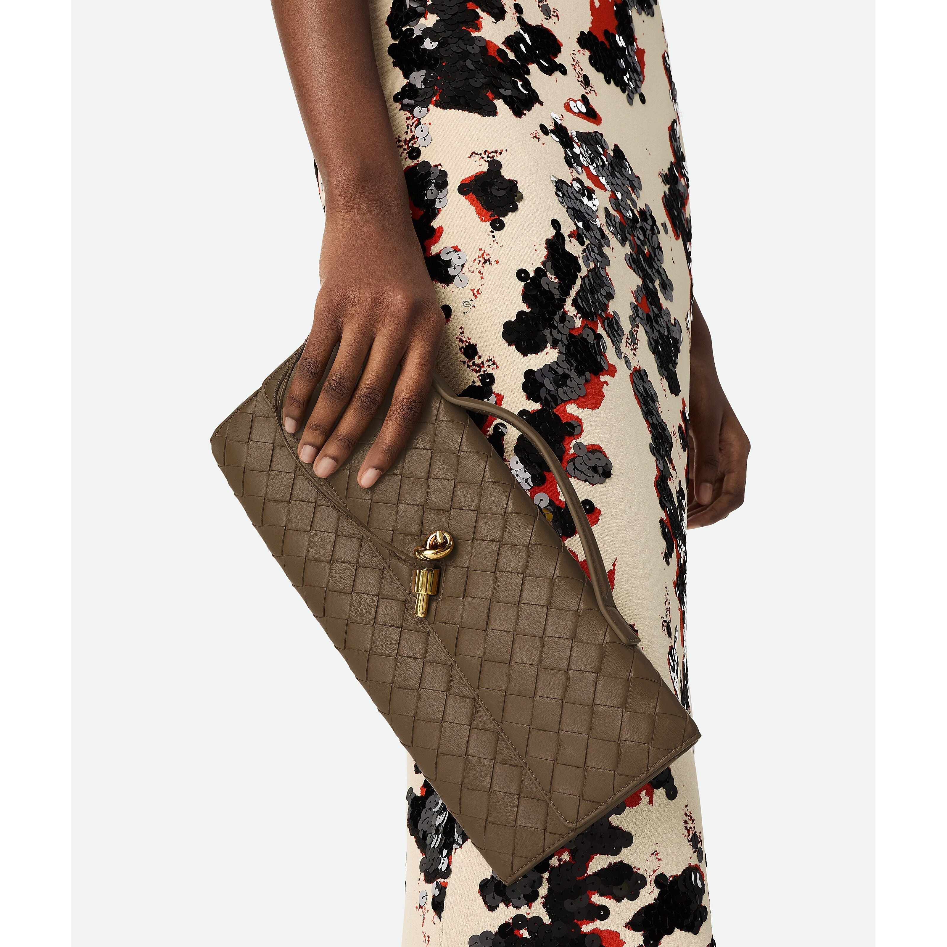 Sac Bottega - Clutch Andiamo - Marron