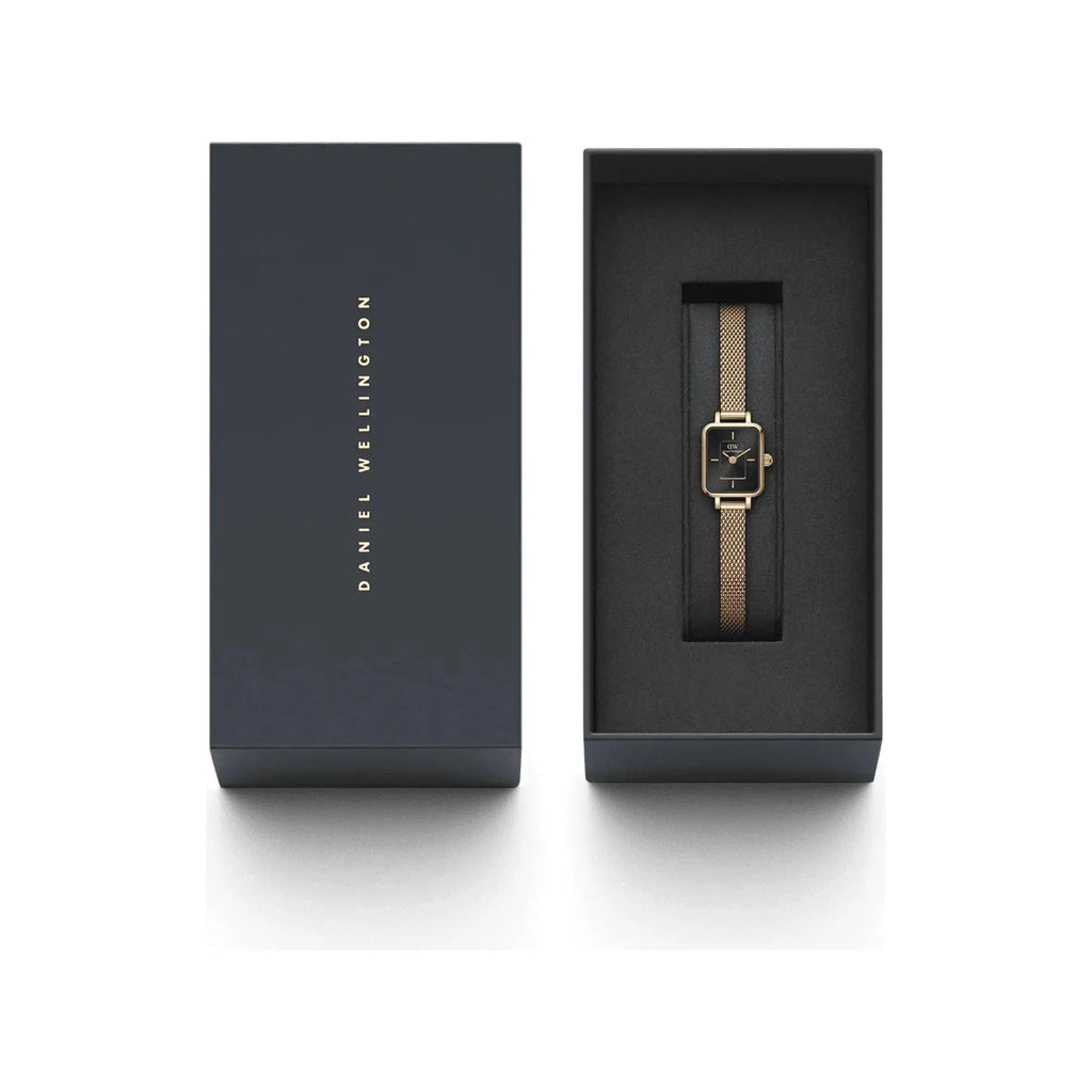 Montre Daniel Wellington - Quadro Mini Evergold Emerald - Rose Gold