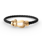 FORCE LARGE HORSESHOE NO DIAMOND BRACELET GOLD