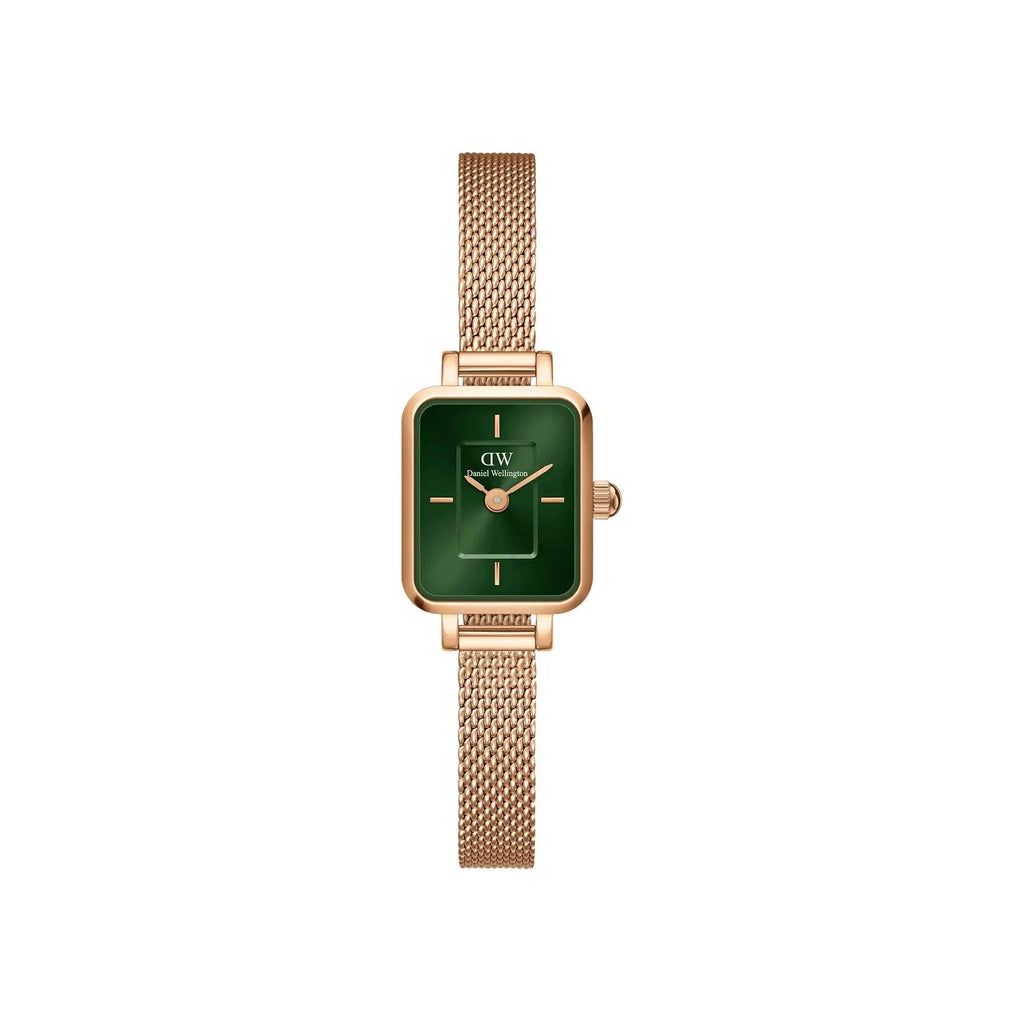 Montre Daniel Wellington - Quadro Mini Evergold Emerald - Rose Gold