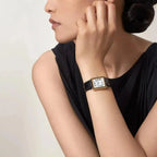 Montre Cartier - Tank Solo Cuir Croco