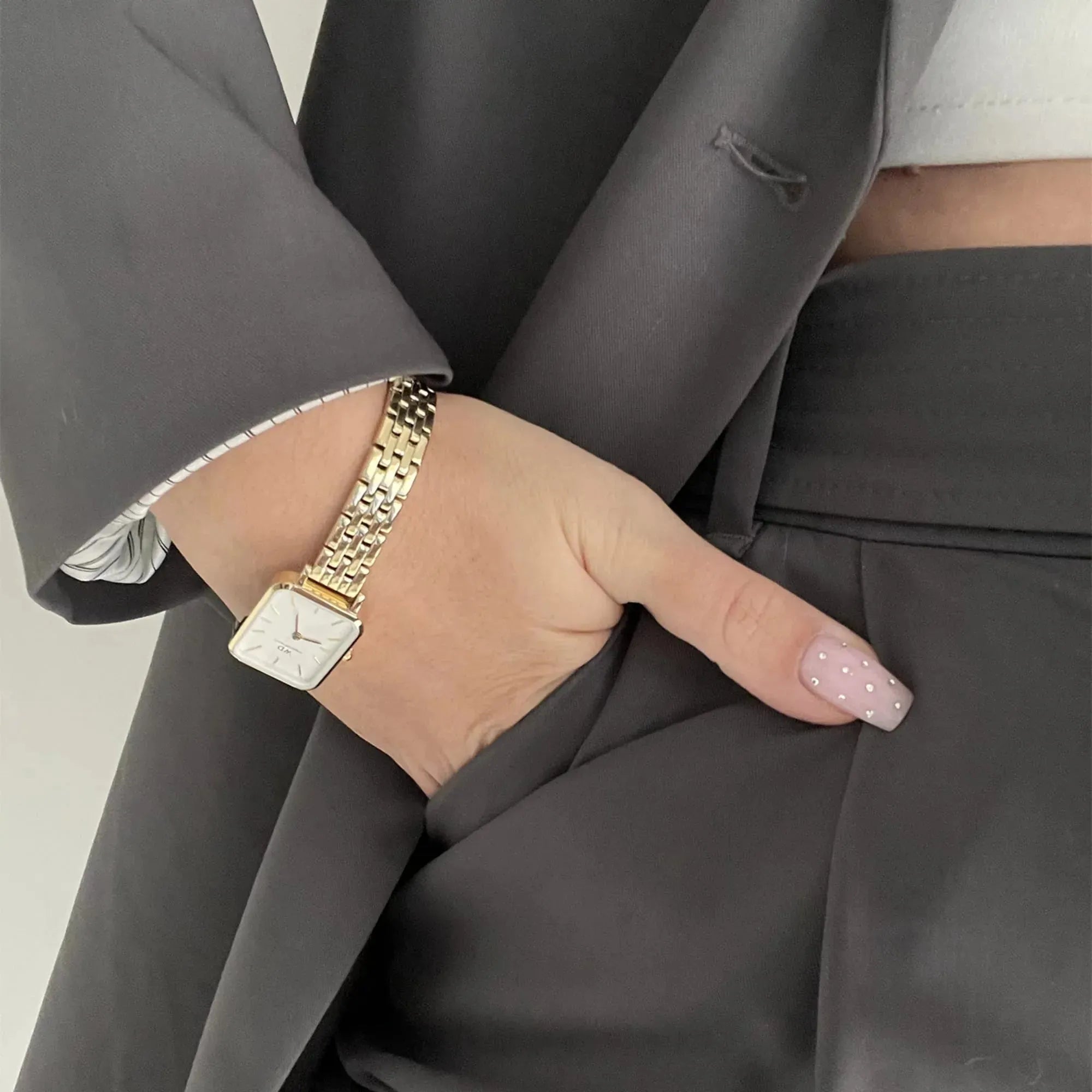 Montre Daniel Wellington - Quadro 5-Link Evergold