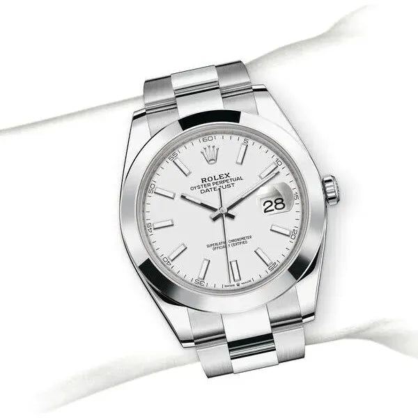 Montre Rolex - Datejust Blanc - 41mm