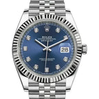 Montre Rolex - Datejust Bleu Serti - 36mm