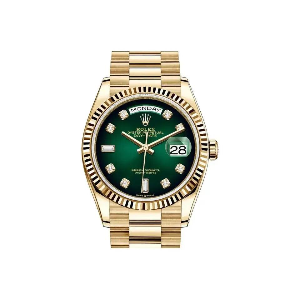 Montre Rolex - Day Date "Jaune/Vert" - 36mm