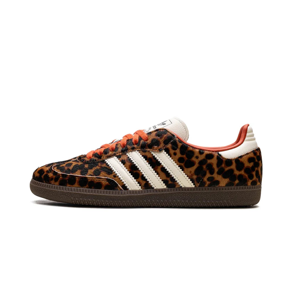 Adidas Samba "Leopard / Cream Orange"