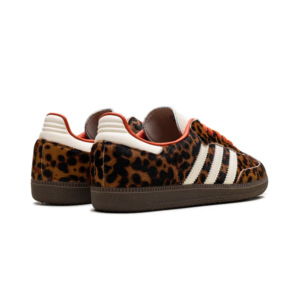 Adidas Samba "Leopard / Cream Orange"