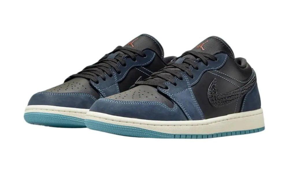 Air Jordan 1 Low "Black Dark Obsidian" - Elegentina