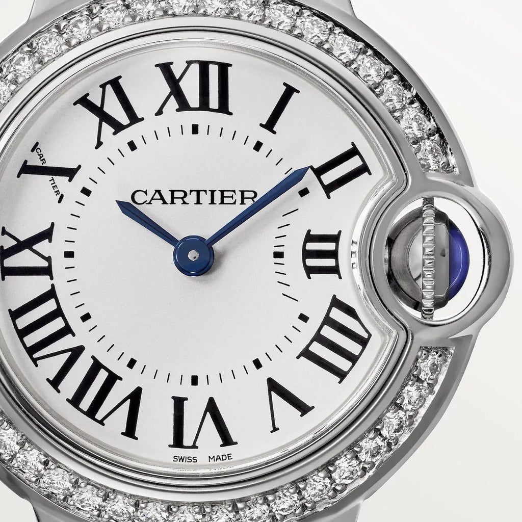 Montre Cartier - Ballon Bleu "Sertie Argenté"