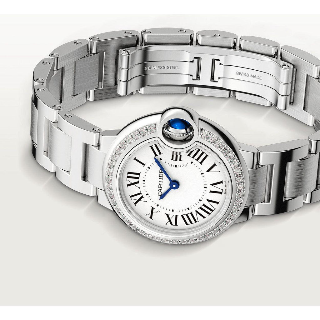 Montre Cartier - Ballon Bleu "Sertie Argenté"