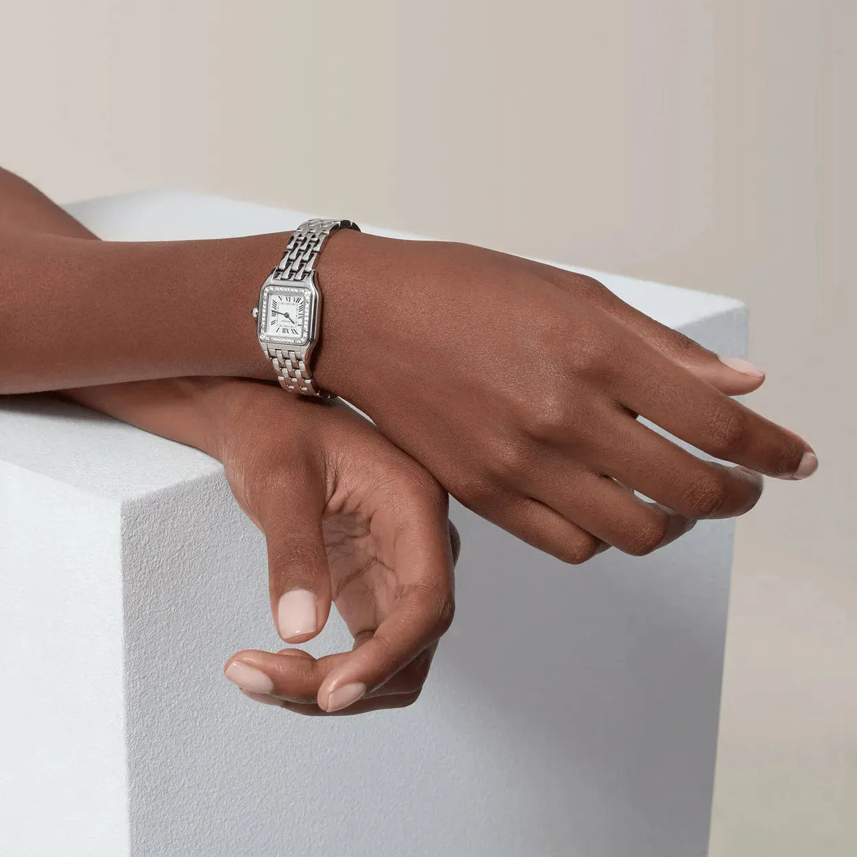 Montre Cartier - Panthère Sertie Argenté