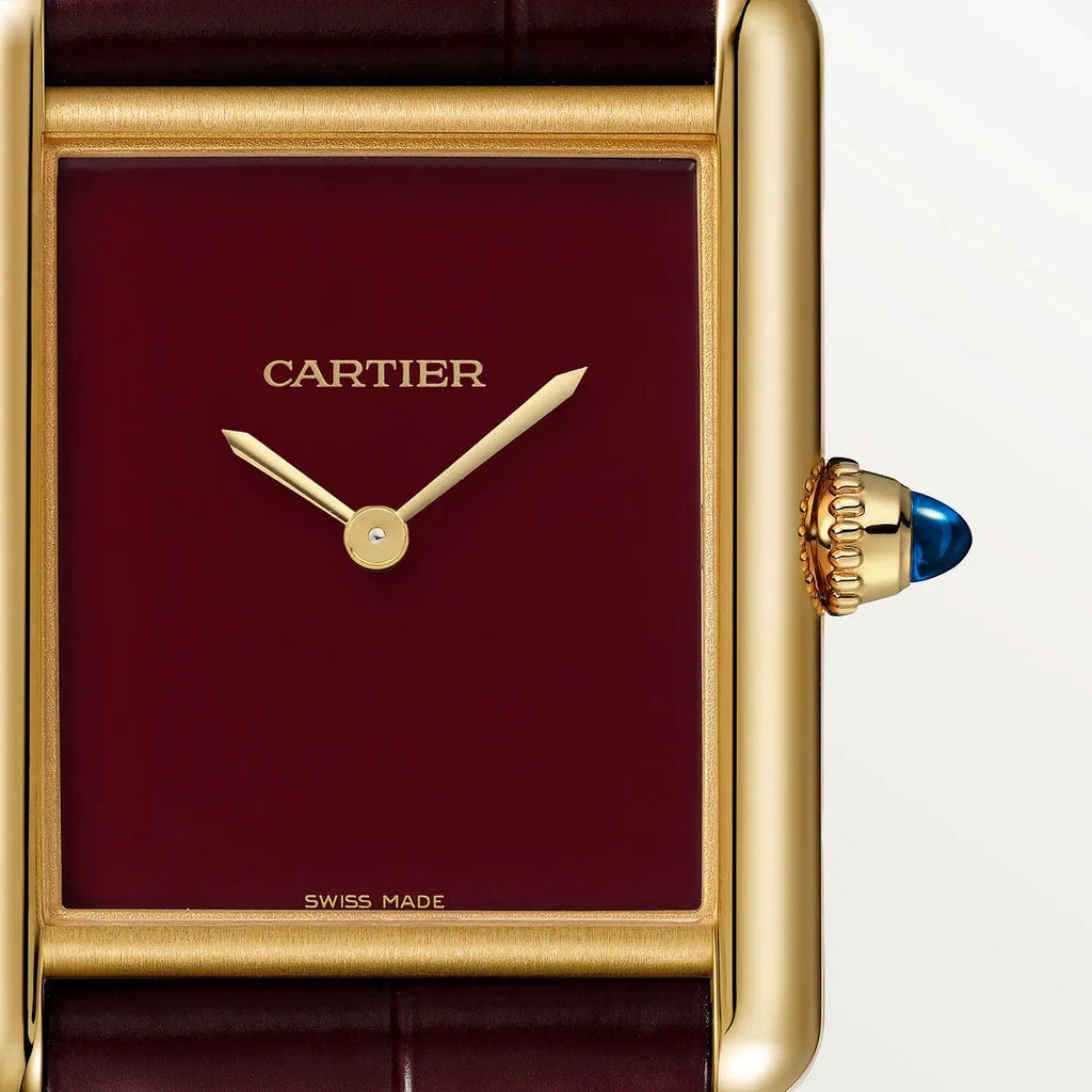 Montre Cartier - Tank Louis "Bordeaux"
