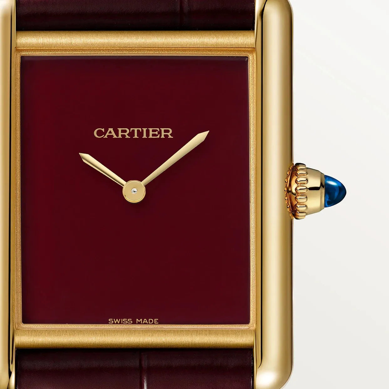 Montre Cartier - Tank Louis "Bordeaux"