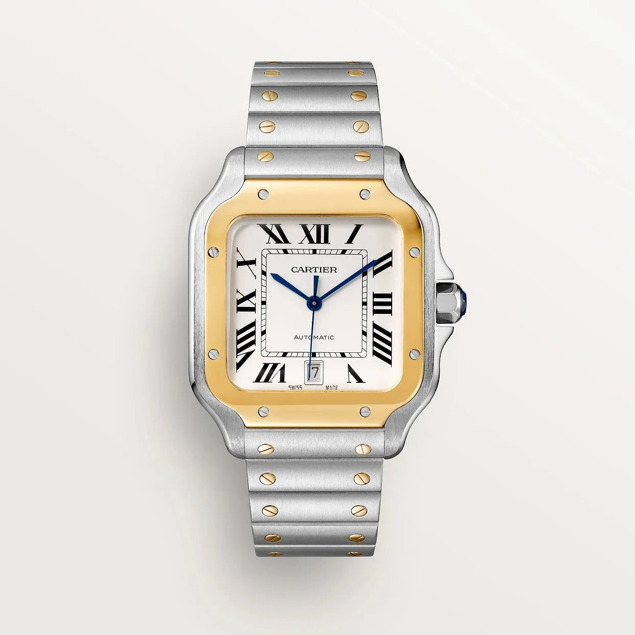 Montre Cartier - Santos Silver/Gold