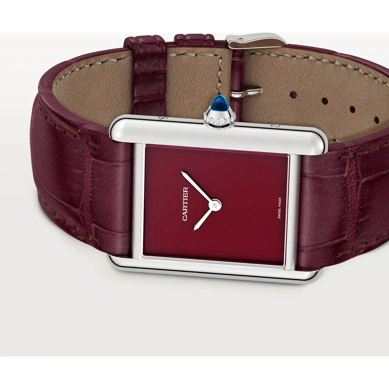 Montre Cartier - Tank Must "Bordeaux"