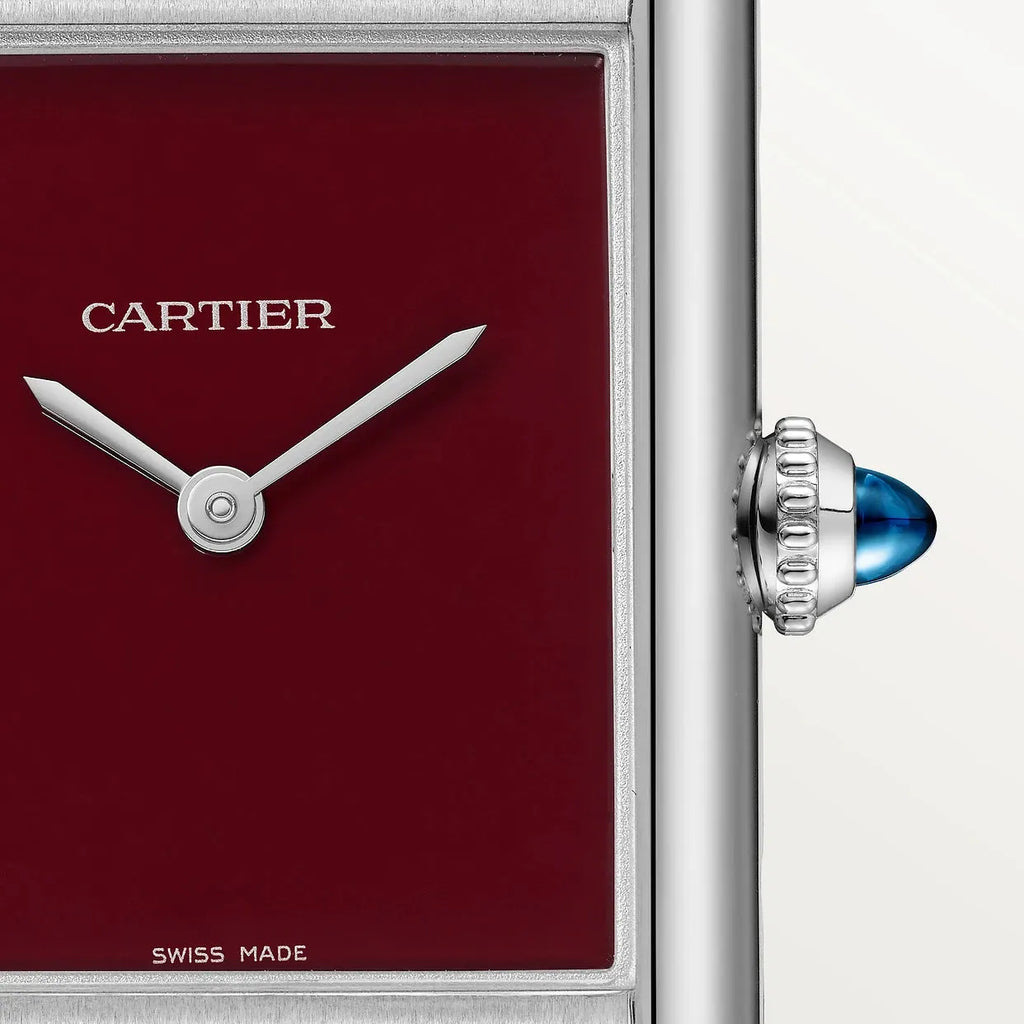 Montre Cartier - Tank Must "Bordeaux"