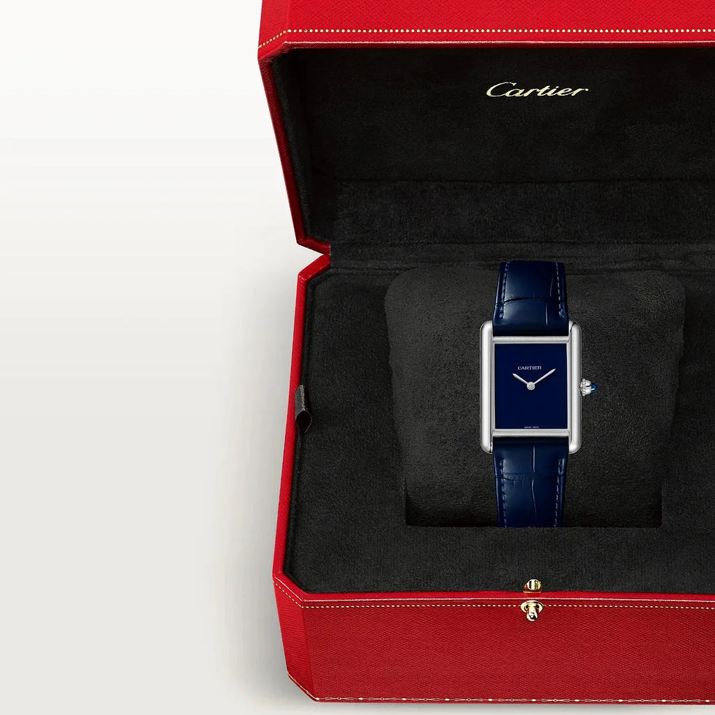 Montre Cartier - Tank Must "Bleu"